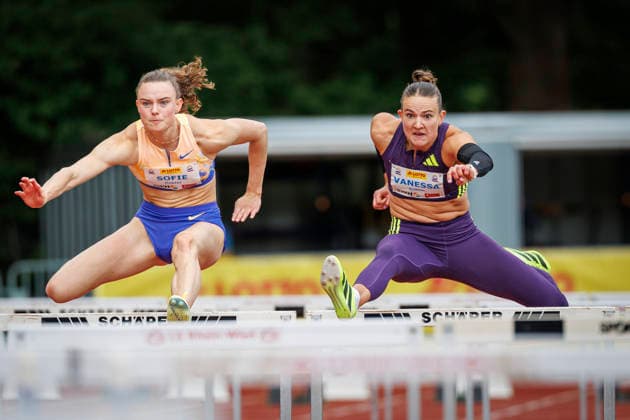 Lotto Deichmeeting Neuwied, 16 05 2026 Vanessa Grimm Königsteiner LV and Sofie Dokter NED Lotto Deichmeeting on 16 05 2026 at Rhein Wied Stadium, Neuwied Rhineland Palatinate Copyright: xBEAUTIFULxSPORTS B.Hoffmannx