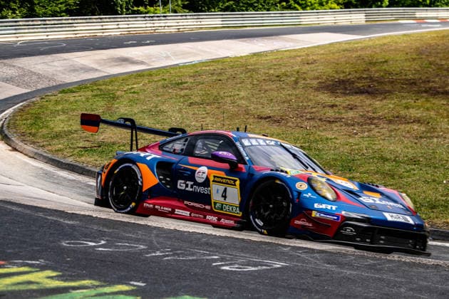 Goroyan RT by Car Collection 4 SP 9 The vehicle drives on the race track at the ADAC RAVENOL 24h Nürburgring 2026 Rhineland-Palatinate Germany