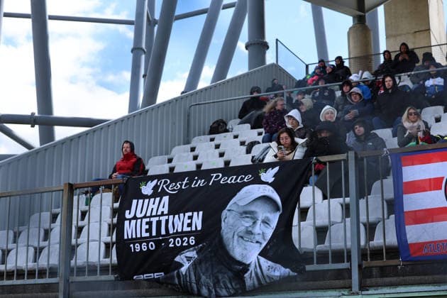 Nürburg, Germany 14 17 May 2026 ADAC Ravenol 24h Race Nürburgring 2026 Saturday juha miettinen rip In the picture A fence flag in memory of Juha Miettinen Nürburgring Rheinland Pfalz Copyright: xFotostandx xFabianxWernerx