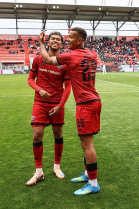 3 Liga FC Ingolstadt 04 SV Waldhof Mannheim Goal Cheers Goal Yann Sturm 7, FCI 1 0 Lead Marcel Costly 22, FCI takes the crown 3 Liga FC Ingolstadt 04 Season 2025 2026 SV Waldhof Mannheim
