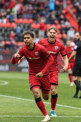 3 Liga FC Ingolstadt 04 SV Waldhof Mannheim Goal Cheer Goal Yann Sturm 7, FCI 1 0 Lead Max Plath 14 FCI 3 Liga FC Ingolstadt 04 Season 2025 2026 SV Waldhof Mannheim