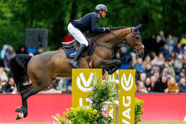 HAMBURG Al Shira aa 95 German Jumping and Dressage DERBY 2026, HAMBURG Al Shira aa 95 German Jumping and Dressage DERBY 2026 VAN OLST Mike BEL , Comme Elle Faut Odth Z Al Shira aa Derby Tour Range Rover presents CSI4 Grand Prix Int jumping competition with jump off 1 50 m Hamburg, Jenischpark, Derby Park Klein Flottbek 16 May 2026