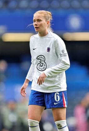 Chelsea Women v Manchester United, ManU Women Barclays Women s Super League Sjoeke Nüsken of Chelsea Women warming up before the Barclays Women s Super League match at Stamford Bridge, London 16 05 2026 UK Newspapers OUT Copyright: xNeilxHolmesx FIL-23442-0010