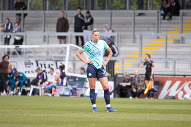 LONDON, ENGLAND - MAY 16: Alanna Kennedy (33 London City Lionesses) in action during the Barclays Women?s Super League match between London City Lionesses and Aston Villa at Copperjax Community Stadium on May 16th 2026 (Photo by Emily Bittarello SPP). Copyright: xEmilyxBittarellox xSPPx Sportspressphoto_SPR147701