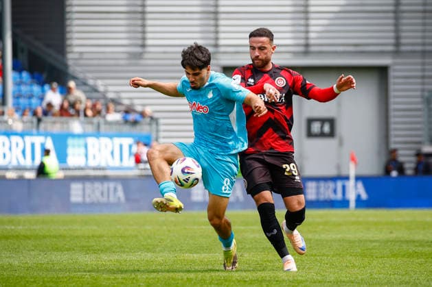 16 05 2026, xavx, Soccer 3 Liga, SV Wehen Wiesbaden TSG Hoffenheim U23 v l Diren Dagdeviren TSG 1899 Hoffenheim II , Fatih Kaya SV Wehen Wiesbaden DFL DFB REGULATIONS PROHIBIT ANY USE OF PHOTOGRAPHS as IMAGE SEQUENCES and or QUASI VIDEO Wiesbaden