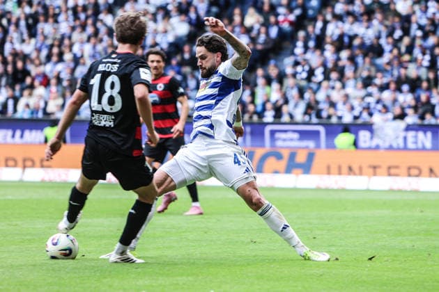 Sports, Football, 3 Liga Season 2025 2026 38 Matchday MSV Duisburg FC Viktoria Köln 16 05 2026, schauinsland reisen arena Lex Tyger Lobinger MSV Duisburg, 45 Duisburg schauinsland reisen arena Nordrhein Westfalen Germany