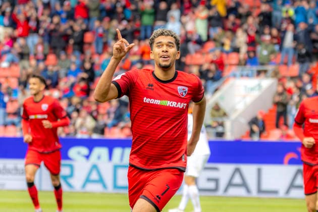 Ingolstadt, Germany 16 May 2026 3 Liga 2025 2026 Sp 38 FC Ingolstadt 04 v SV Waldhof Mannheim In picture Goalscorer Yann Sturm FCI cheers after his goal to make it 5 1 DFB regulations prohibit any use of photographs as image sequences and or quasi video Audi Sportpark Bayern Copyright: xFotostandx xSchäferx