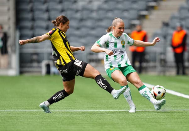 STOCKHOLM, SWEDEN 20260516 Häckens Tabitha Michelle Tindell against Hammarbys Gudrun Arnardottir during Saturdays Swedish Cup final match between Hammarby IF and BK Häcken FF at 3Arena STOCKHOLM SWEDEN x10658x  Copyright: xMagnusxLejhall TTx SVENSKA CUPEN FINAL HAMMARBY-HÄCKEN