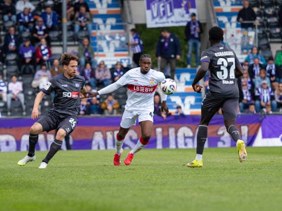 Jannik Müller VfL Osnabrueck, 24 , Mohammed Sankoh VfB Stuttgart II, 44 , Ismail Badjie VfL Osnabrueck, 37 GER, VfB Stuttgart II vs VfL Osnabrueck, Football, 3 Bundesliga, Matchday 38, Season 2025 2026, 16 05 2026 GER, VfB Stuttgart II vs VfL Osnabrueck, Football, 3 Bundesliga, Matchday 38, Season 2025 2026, 16 05 2026 Aspach Copyright: xEibner-Pressefoto CarstenxSchwerx EP_CSG