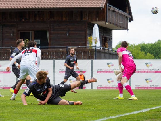 Goal kick to 0 2 by Fridolin Wagner VfL Osnabrueck, 26 on the ground GER, VfB Stuttgart II vs VfL Osnabrueck, Football, 3 Bundesliga, Matchday 38, Season 2025 2026, 16 05 2026 GER, VfB Stuttgart II vs VfL Osnabrueck, Football, 3 Bundesliga, Matchday 38, Season 2025 2026, 16 05 2026 Aspach Copyright: xEibner-Pressefoto CarstenxSchwerx EP_CSG