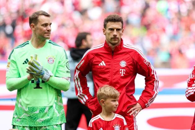 Leon Goretzka 8 FC Bayern Muenchen , FC Bayern Muenchen vs 1 FC Koeln, Football, 1 Bundesliga, 34 Matchday, 16 05 2026 DFL DFB regulations prohibit any use of photographs as image sequences and or quasi video Muenchen Bayern Germany Copyright: xkolbert-press ChristianxKolbertx