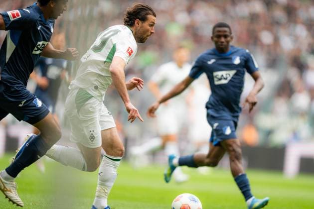 Borussia Monchengladbach v TSG Hoffenheim - Bundesliga Joseph Michael Scally of Borussia Monchengladbach in action during the Bundesliga match against TSG Hoffenheim at Borussia-Park on May 16, 2026 in Monchengladbach, Germany. Copyright: xTaiseixIwamotox