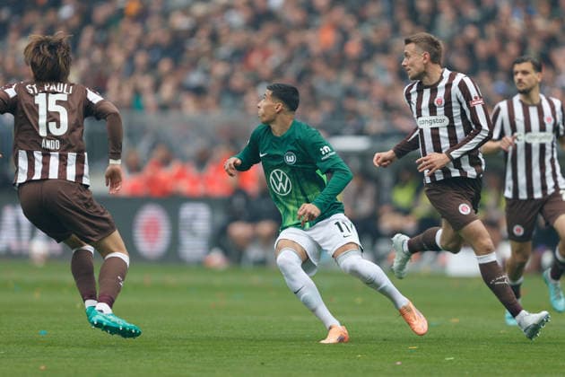Soccer I Men I Season 2025 2026 I Bundesliga I FC St Pauli VfL Wolfsburg I 16 05 2026 Adam Daghim 11, VfL Wolfsburg Hamburg Millerntor Stadion Niedersachsen Germany Copyright: xLobeca CedricxSiefkerx