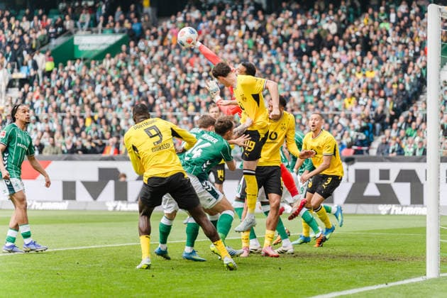 Germany Bundesliga 2025 2026 Matchday 34, SV Werder Bremen vs Borussia Dortmund Saturday, 6 05 2026 Weserstadion, Bremen Mio Backhaus 30 Copyright: xCelinaxLeiersx