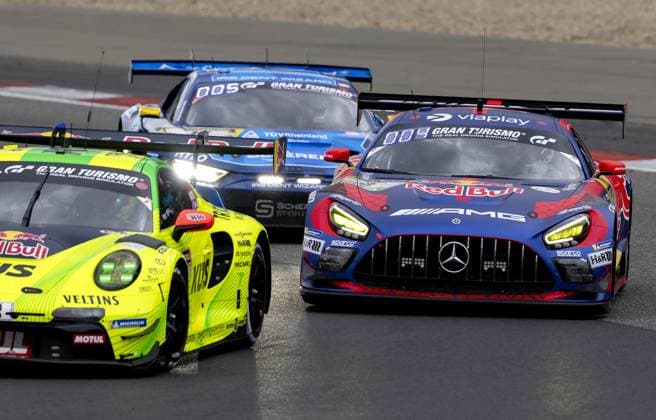 NÜRBURG - Daniel Juncadella (ESP) with his Team Verstappen Racing Mercedes AMG GT3 during the 24 Hours of Nürburgring at the German circuit in the Eifel. Juncadella alternates the wheel with Max Verstappen, Austrian Lucas Auer, and Andorran Jules Gounon. SANDER KONING ANP xVIxANPxSportx xxANPxIVx 558449070 originalFilename: 558449070.jpg