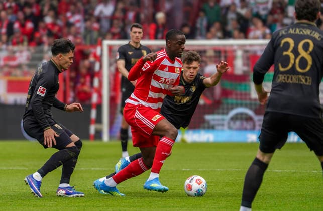 Germany Bundesliga 2025 2026, Matchday 34 1 FC Union Berlin vs FC Augsburg An der Alten Försterei Berlin Ilyas Ansah 1 FC Union Berlin, 10 Berlin Copyright: xAymanxAlahmedx