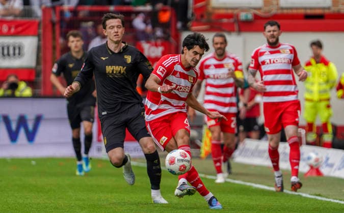 Germany Bundesliga 2025 2026, Matchday 34 1 FC Union Berlin vs FC Augsburg An der Alten Försterei Berlin Diogo Leite 1 FC Union Berlin, 4 Berlin Copyright: xAymanxAlahmedx