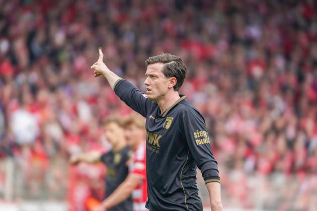 Germany Bundesliga 2025 2026, Matchday 34 1 FC Union Berlin vs FC Augsburg An der Alten Försterei Berlin Gesture, gesture, emotion Michael Gregoritsch FC Augsburg, 38 Berlin Copyright: xAymanxAlahmedx