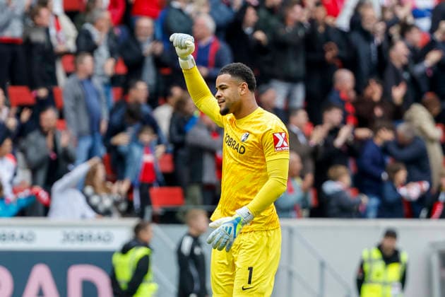 Noah Atubolu SC Freiburg, 01 at 1 0 , Germany, Soccer, 1 Bundesliga, Matchday 34, 2025 2026, SC Freiburg vs RB Leipzig, 16 05 2026, Freiburg im Breisgau Europa Park Stadion Baden Württemberg Germany Copyright: xGrantxHubbsx