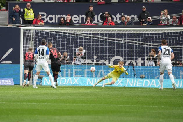 Germany Soccer 1 Bundesliga 2025 2026, Matchday 34 Bayer 04 Leverkusen vs Hamburger SV BayArena Patrik Schick Bayer 04 Leverkusen, 14 misses penalty kick Copyright: xMijoxLubecx