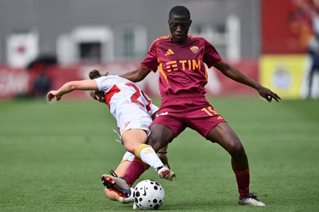As Roma 16 05 2026 - campionato di calcio serie A femminile Roma-Genoa foto Antonello Sammarco Image nella foto: Valeria Monterubbia-Shukurat Oladipo 