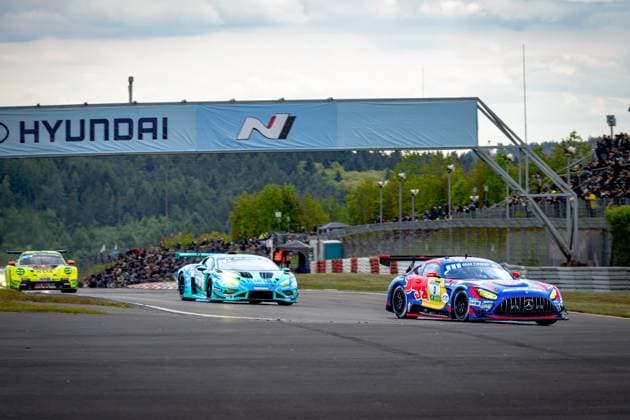 NURBURG Mercedes AMG Team Verstappen Racing Max Verstappen, Lucas Auer, Jules Gounon, Daniel Juncadella Mercedes AMG GT3 during the ADAC RAVENOL 24h Nurburgring on May 16, 17, 2026 in Germany Photo by Jack Brekelmans EYE4IMAGES DeFodi Images