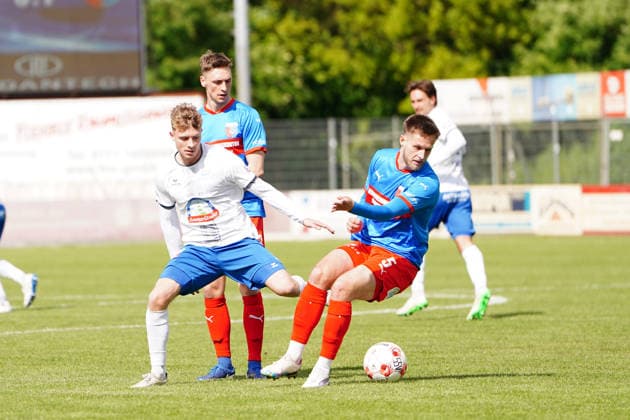 Soccer I Men I Season 2025 2026 I Regionalliga Nord I 34 Matchday I SSV Jeddeloh II SV Drochtersen Assel I 16 05 2026 Moritz Brinkmann 8, SSV Jeddeloh II and Jannes Wulff 5, SV Drochtersen Assel Edewecht HASKAMP Arena Niedersachsen Germany Copyright: xLobeca JonasxBoningx