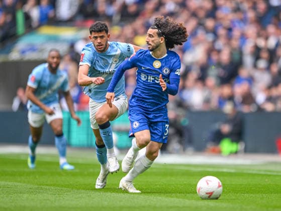 Chelsea v Manchester City Emirates FA Cup Marc Cucurella of Chelsea during the Emirates FA Cup Final between Chelsea and Manchester City at Wembley Stadium, London 16 05 2026 UK Newspapers OUT Copyright: xKarlxVallantinex FIL-23441-0017