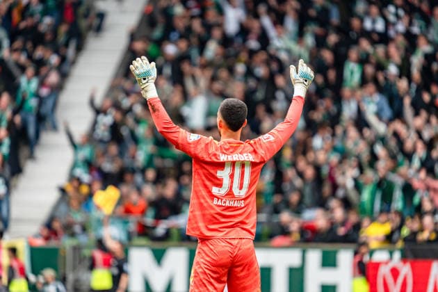 Germany Bundesliga 2025 2026 Matchday 34, SV Werder Bremen vs Borussia Dortmund Saturday, 6 05 2026 Weserstadion, Bremen Mio Backhaus 30 Copyright: xCelinaxLeiersx