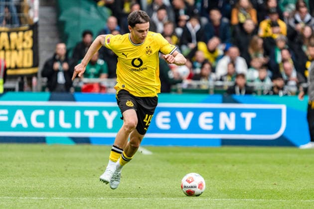 Germany Bundesliga 2025 2026 Matchday 34, SV Werder Bremen vs Borussia Dortmund Saturday, 6 05 2026 Weserstadion, Bremen Luca Reggiani Borussia Dortmund, 49 Copyright: xCelinaxLeiersx