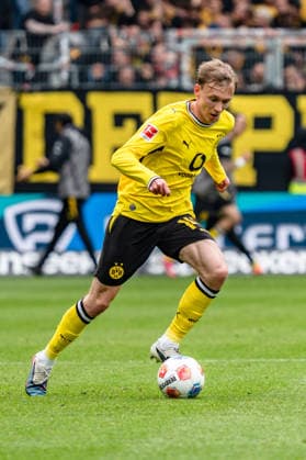 Germany Bundesliga 2025 2026 Matchday 34, SV Werder Bremen vs Borussia Dortmund Saturday, 6 05 2026 Weserstadion, Bremen Maximilian Beier Borussia Dortmund, 14 Copyright: xCelinaxLeiersx