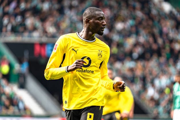 Germany Bundesliga 2025 2026 Matchday 34, SV Werder Bremen vs Borussia Dortmund Saturday, 6 05 2026 Weserstadion, Bremen Serhou Guirassy Borussia Dortmund, 9 Copyright: xCelinaxLeiersx