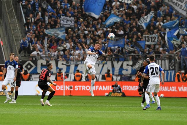 Nicolai Remberg Hamburger SV in action, on the ball, single action during the Bundesliga match between Bayer 04 Leverkusen and Hamburger SV, BayArena on May 16, 2026 in Leverkusen, Germany Photo by Ralf Treese DeFodi Images Nicolai Remberg Hamburger SV controls the ball during the Bundesliga match between Bayer 04 Leverkusen and Hamburger SV at BayArena on May 16, 2026 in Leverkusen, Germany Photo by Ralf Treese DeFodi Images DFL regulations prohibit any use of photographs as image sequences and or quasi video Photo by Ralf Treese DeFodi Images