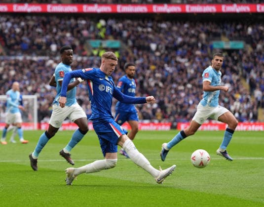 Chelsea v Manchester City FA Cup Final, Football, Wembley Stadium, London, UK - 16 May 2026 Cole Palmer of Chelsea runs the ball. London Wembley Stadium London UK, UK NEWSPAPERS OUT Copyright: xSeanxRyanx