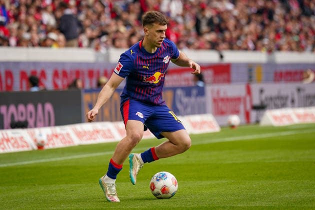 Germany Soccer Bundesliga 2025 2026, Matchday 34 SC Freiburg vs RB Leipzig Europa Park Stadion Freiburg Brajan Gruda RB Leipzig, 10 Copyright: xJOERANxSTEINSIEKx