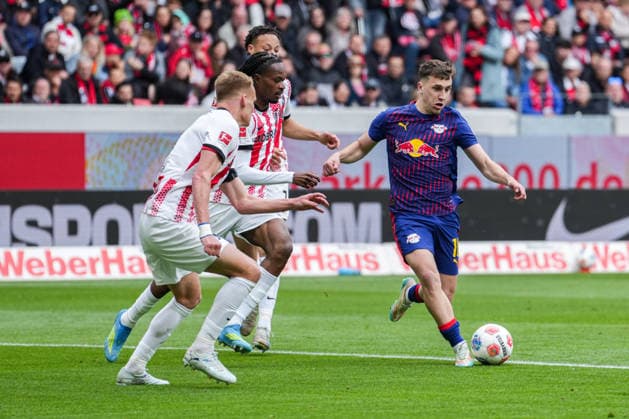 1 Bundesliga SC Freiburg vs RB Leipzig, 16 05 2026 Brajan Gruda RB Leipzig, 10 on the ball 1 Bundesliga SC Freiburg vs RB Leipzig, Europa Park Stadion, 16 05 2026 DFB DFL REGULATIONS PROHIBIT ANY USE OF PHOTOGRAPHS AS IMAGE SEQUENCES AND OR QUASI VIDEO Copyright: xBEAUTIFULxSPORTS Boscox