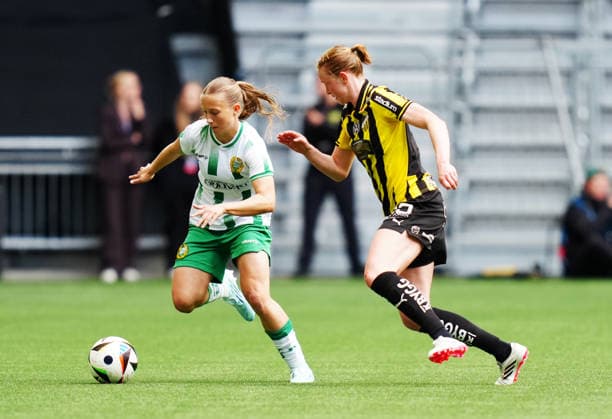 STOCKHOLM, SWEDEN 20260516 Hammarbys Fanny Peterson against Häckens Emma Östlund during Saturdays final match in the Swedish Cup between Hammarby IF and BK Häcken FF at 3Arena STOCKHOLM SWEDEN x10658x  Copyright: xMagnusxLejhall TTx SVENSKA CUPEN FINAL HAMMARBY-HÄCKEN