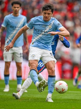 Chelsea v Manchester City Emirates FA Cup Abdukodir Khusanov of Manchester City clears the ball during the Emirates FA Cup Final between Chelsea and Manchester City at Wembley Stadium, London 16 05 2026 UK Newspapers OUT Copyright: xKarlxVallantinex FIL-23441-0026