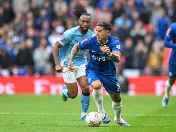 Chelsea v Manchester City Emirates FA Cup Enzo Fernandez of Chelsea during the Emirates FA Cup Final between Chelsea and Manchester City at Wembley Stadium, London 16 05 2026 UK Newspapers OUT Copyright: xKarlxVallantinex FIL-23441-0039