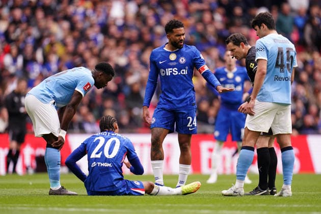 Emirates FA Cup Final Chelsea v Manchester City during the Emirates FA Cup Final match Chelsea vs Manchester City at Wembley Stadium, London, United Kingdom on 16 May 2026 (Photo by Harvey Murphy News Images) Copyright: xHarveyxMurphy NewsxImagesx