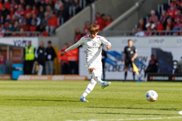 Kaishu Sano 6, 1 FSV Mainz 05 at the match between 1 FC Heidenheim v 1 FSV Mainz 05, Soccer, Men, Bundesliga, 2025 2026, 34 Matchday on 16 05 2026 in Heidenheim, Voith Arena DFL and DFB regulations prohibit any use of photographs as image sequences and or quasi video Baden Württemberg Germany