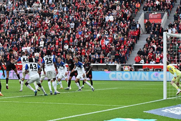 Jarell Quansah Bayer 04 Leverkusen goal for 1 1 during the Bundesliga match between Bayer 04 Leverkusen and Hamburger SV, BayArena on May 16, 2026 in Leverkusen, Germany Photo by Ralf Treese DeFodi Images Jarell Quansah Bayer 04 Leverkusen scores his team™s first goal during the Bundesliga match between Bayer 04 Leverkusen and Hamburger SV at BayArena on May 16, 2026 in Leverkusen, Germany Photo by Ralf Treese DeFodi Images DFL regulations prohibit any use of photographs as image sequences and or quasi video Photo by Ralf Treese DeFodi Images