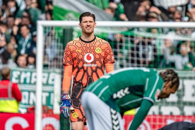 Germany Bundesliga 2025 2026 Matchday 34, SV Werder Bremen vs Borussia Dortmund Saturday, 16 05 2026 Weserstadion, Bremen Gregor Kobel Borussia Dortmund, 1 Copyright: xCelinaxLeiersx