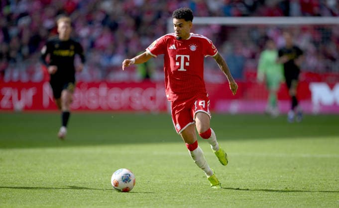 Soccer 1 Bundesliga Season 2025 2026 34 Matchday FC Bayern Muenchen 1 FC Koeln 16 05 2026 Luis Diaz FC Bayern Muenchen