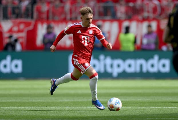Soccer 1 Bundesliga Season 2025 2026 34 Matchday FC Bayern Muenchen 1 FC Koeln 16 05 2026 Lennart Karl FC Bayern Muenchen