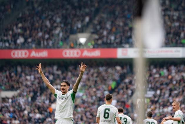 Borussia Monchengladbach v TSG Hoffenheim - Bundesliga Kevin Diks of Borussia Monchengladbach Scored during the Bundesliga match against TSG Hoffenheim at Borussia-Park on May 16, 2026 in Monchengladbach, Germany. Copyright: xTaiseixIwamotox