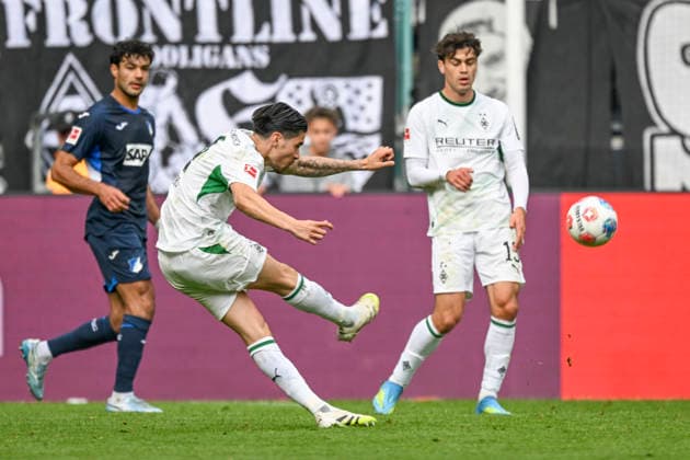 Kevin Diks Moenchengladbach 4 scores the goal for 3 0 16 05 2026 ¢ Football ¢ Borussia Moenchengladbach vs TSG Hoffenheim, Borussia Park, Moenchengladbach, DFB DFL REGULATIONS PROHIBIT ANY USE OF PHOTOGRAPHS AS IMAGE SEQUENCES AND OR QUASI VIDEO Copyright: xpepphotox xHorstxMauelshagenx pep00321, pep_20260516_hm_358602