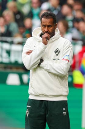 Bremen, Germany 16 May 2026 34 Matchday 1 Bundesliga Werder Bremen vs Borussia Dortmund In the picture Coach Daniel Thioune Werder Bremen DFL regulations prohibit any use of photographs as image sequences and or quasi video Copyright: HMBxMedia MadeleinexFantini