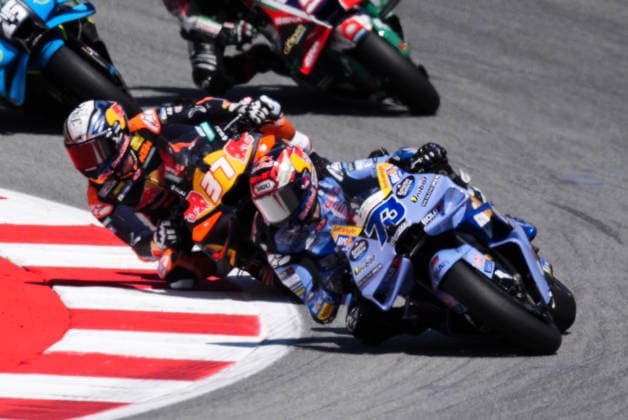 May 16, 2026, Barcelona, Barcelona, Spain: MONTMELO, SPAIN - MAY 16: Alex Marquez 73 of BK8 Gresini Racing MotoGP and Pedro Acosta 37 of Red Bull KTM Factory Racing in action during the MotoGP Tissot Sprint at the MotoGP Grand Prix of Catalunya at Circuit de Barcelona-Catalunya on May 16, 2026 in Montmelo, Spain. MotoGP Grand Prix Of Catalunya 2026  - ZUMAs316 20260516_znp_s316_114 Copyright: xMartixSeguraxRamonedax