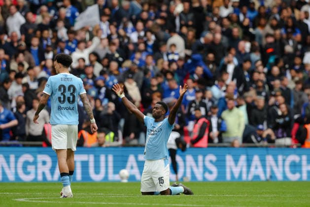 FA Cup Final Chelsea v Manchester City Wembley Stadium 16.05.2026 Marc Guéhi of Manchester City FA Cup Final Chelsea v Manchester City Wembley Stadium 16.05.2026 Times Photographer Bradley Ormesher.  Copyright: xBradleyxOrmesherx NINTCHDBPICT001081304574
